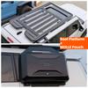 Для Toyota Land Cruiser 250 Prado LC250 Полный комплект, Алюминиевая багажная платформа на крышу со складной лестницей, Панель MOLLE и Внешний комплект OO1