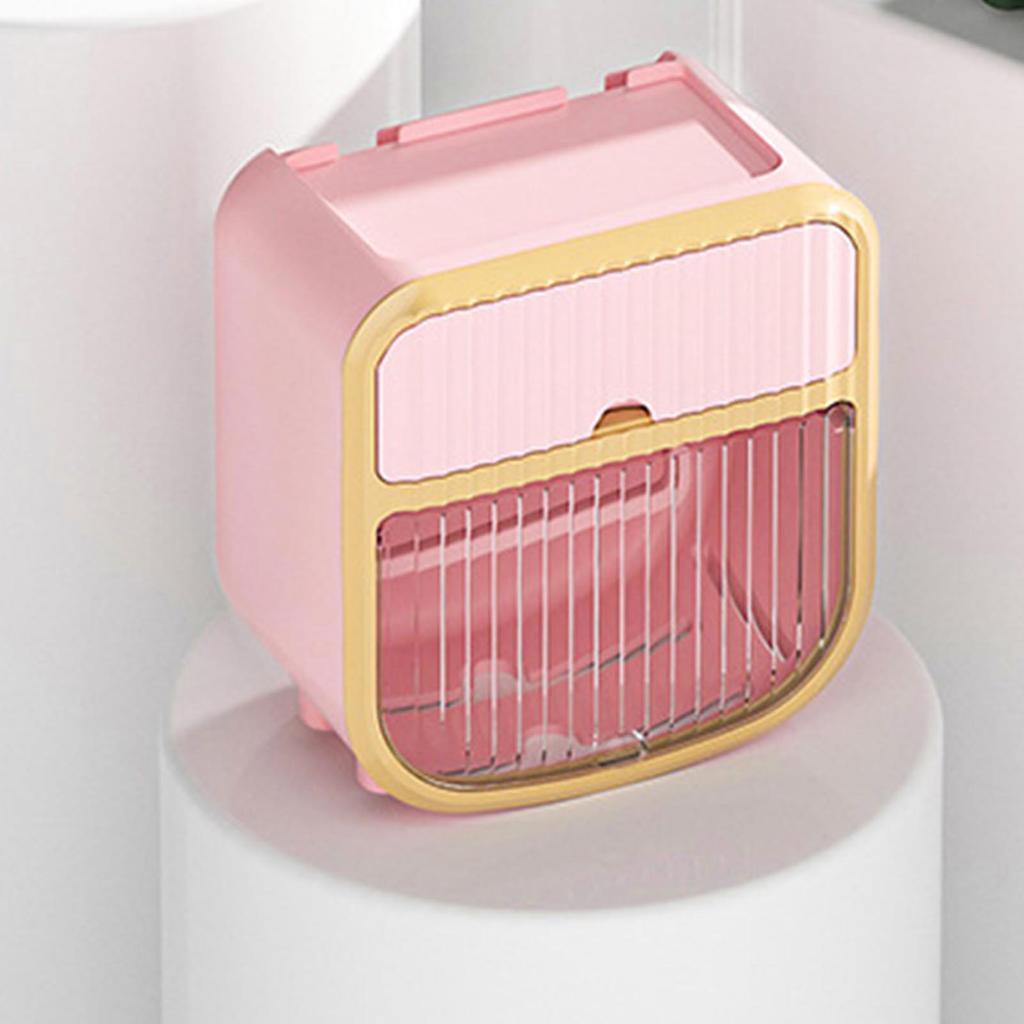 Toilet Paper Holder Wall Mounted Bathroom Tissue Roll Paper Towel Holder Tissue Dispensers for Household Pink