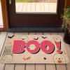 American Style Halloween Welcome Doormat Dirt Resistant Easy To Clean Entryway Rug Holiday Decorative Floor Carpet