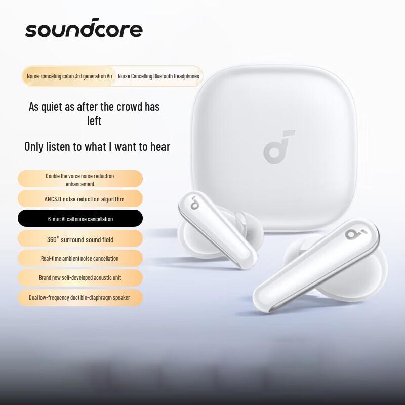 

Soundcore Liberty 5 True Wireless Noise Cancelling Earbuds