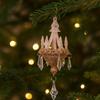Acrylic Christmas Crystal Chandelier Pendant Realistic Glitter Xmas Tree Hanging Decorations Decorative Christmas Tree Ornaments