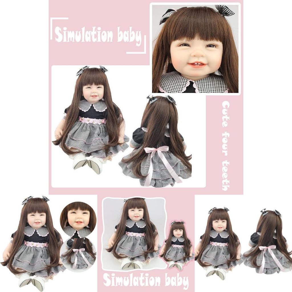 Npk Cute Smiling Face Realistic Baby Doll For Pretend Play And Girls' Gifts