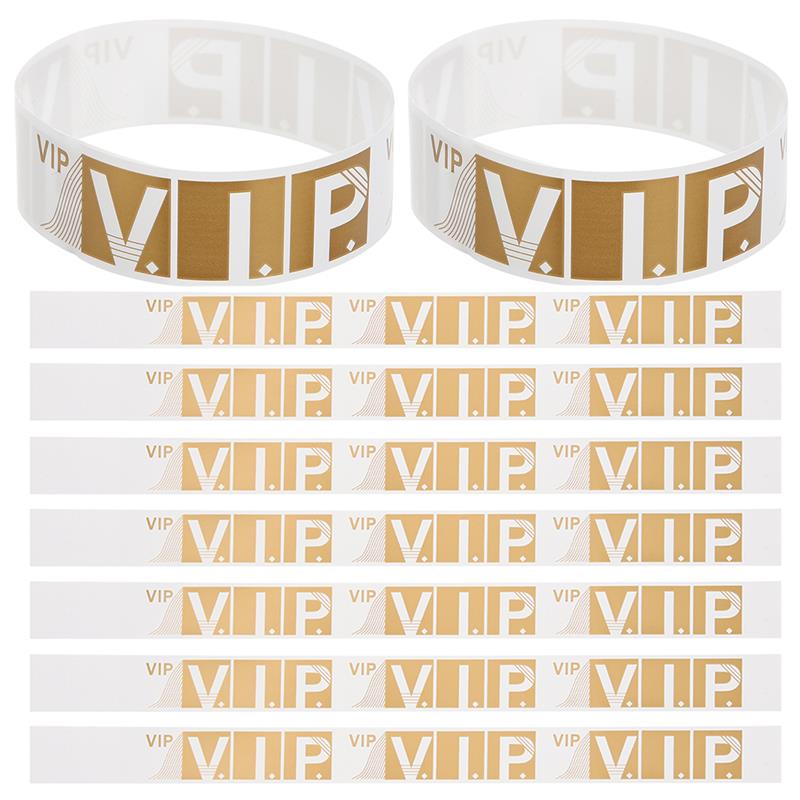 100Pcs VIP Wristbands Party Bracelet For Events Concerts Fairs Festivals Party Waterproof Wrist Strap Bracelet Wrist Strap