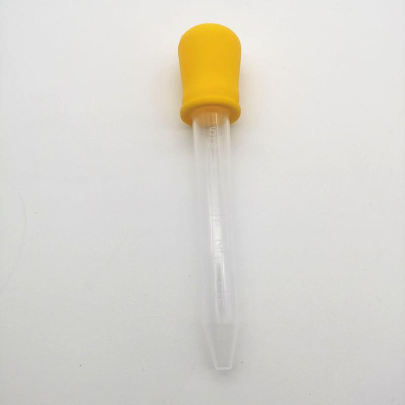 5ml Silikonové kapátko na léky pro miminka s designem proti zalknutí