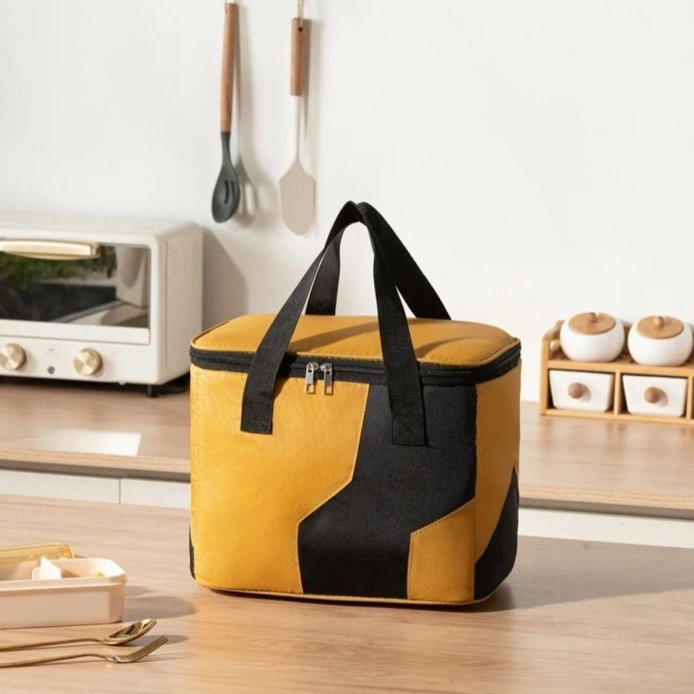 Izolační taška s velkou kapacitou Vodotěsné tašky na uskladnění potravin Přenosná termotaška na jídlo Kancelář