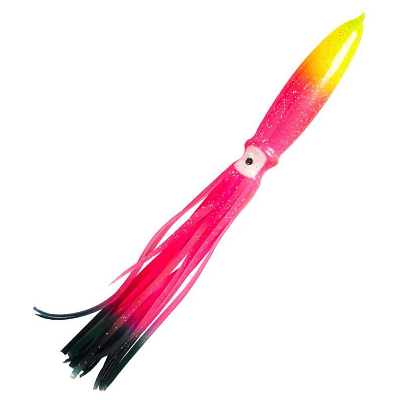 28cm32g Leuchtender Tintenfisch Angelköder Lebensechter Tintenfischrock Angelköder Angelausrüstung für Salzwasser