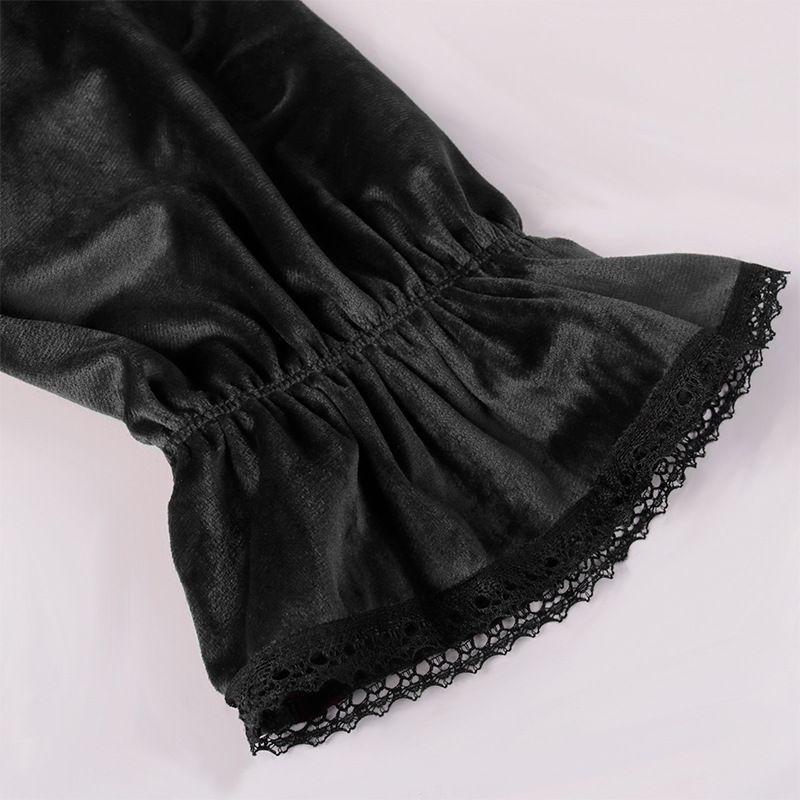 Halloween Cosplay Vintage Mittelalter Viktorianisch Herren Damen Gothic Lolita Spitze Rüsche Hemden Bluse Steampunk Pirat Vampir Kostüm Ohne Gürtel