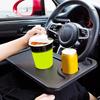 Portable Car Laptop Computer Desk Mount Stand Eat Work Car Steering Wheel Dining Table Bracket Drink Food Coffee Tray Board