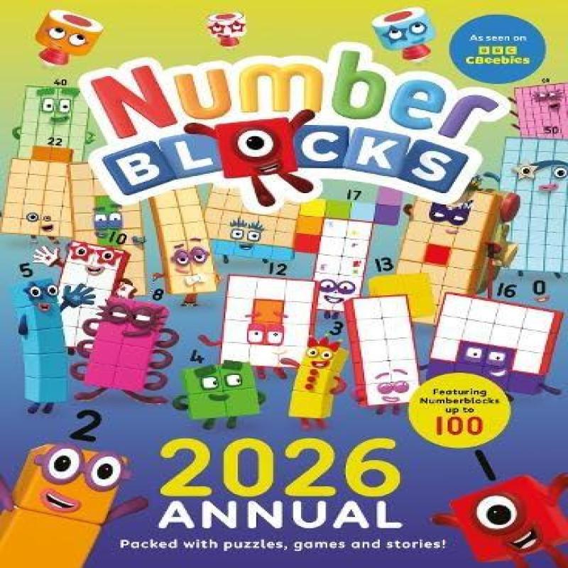 Ria Christie English Books Numberblocks Jaarboek 2026 Door Numberblocks Hardback Boek 9781802637397