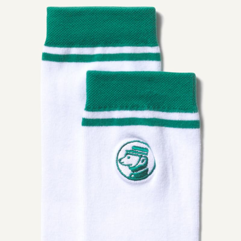 HOTEL SAINT TROPEZ WHITE-GREEN Sport MICCA KNEE SOCKS