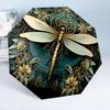 Dragonfly Artwork Design 8-Frame for Travel, Camping, Casual Lightweight Portable Umbrella, Essential for Every Family Holidays Birthday Gift