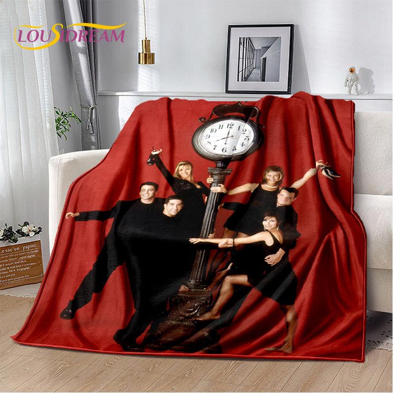 HD Friends TV Show 3D Printing Soft Plush Blanket,Flannel Blanket Throw Blanket for Living Room Bedroom Bed Sofa Picnic Cover