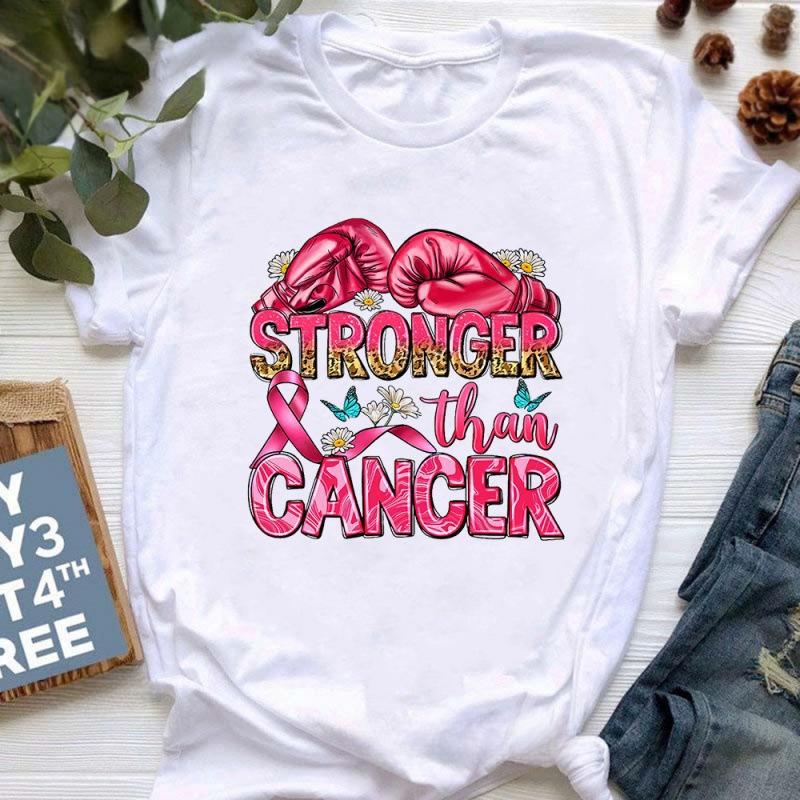 Summer Half Sleeve Retro Printed High Heels Cotton Loose Short Sleeve Women's T-Shirts Women’s