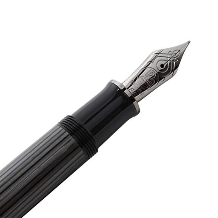 Pelikan Souvern M805 Fountain Pen, Extra Fine Nib, Black Stripe