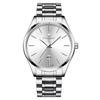 Men's Watch Brand Light Luxury Stainless Steel Calendar Waterproof Men's Business Leisure Fashion Quartz Watch