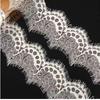 Black White Color Lace Fabric Trim 3 Yards Length Knitted Lace Fabric  For DIY Dress