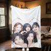 Gidle Plush Blanket Soft Comfortable All Seasons Blanket Sofa Office Naps Blanket Outdoor Travel Throw Perfect Gift