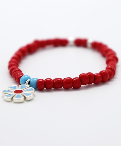 Bonbeau Pretty Daisy Vivid Color Beads Bracelet Colorful Daisy Flower Bead Bracelet