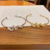 Fashionable Snake Open Cuff Bracelet Simple Bracelet Adjustable Wristband Great for Everyday Wear and Special Occasions