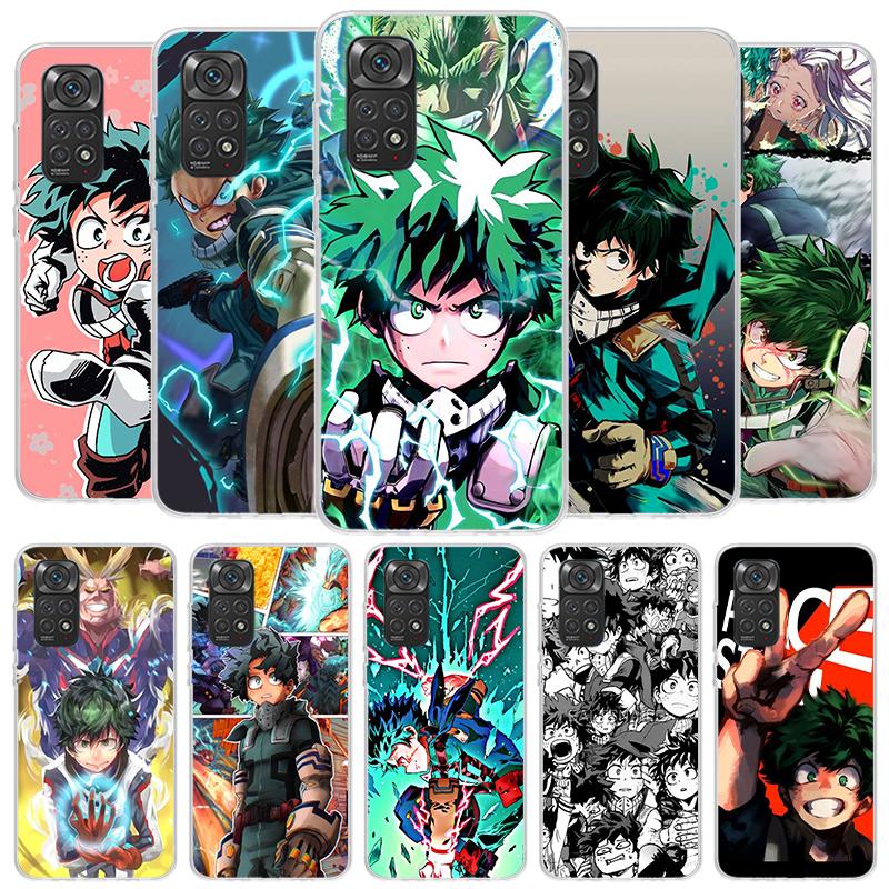 My Hero Izuku Deku Cover Phone Case For Xiaomi Redmi Note 15 14 13 12 11 10 Pro Plus 14S 12S 11S 11T 11E 10S Soft Fundas Shell R