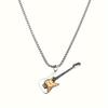 Hip Hop Guitar Necklace Pendant