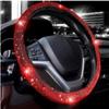 Sparkling Steering Wheel Cover Crystal Glitter Rhinestones Universal Fashion Diamond Car Supply Tool