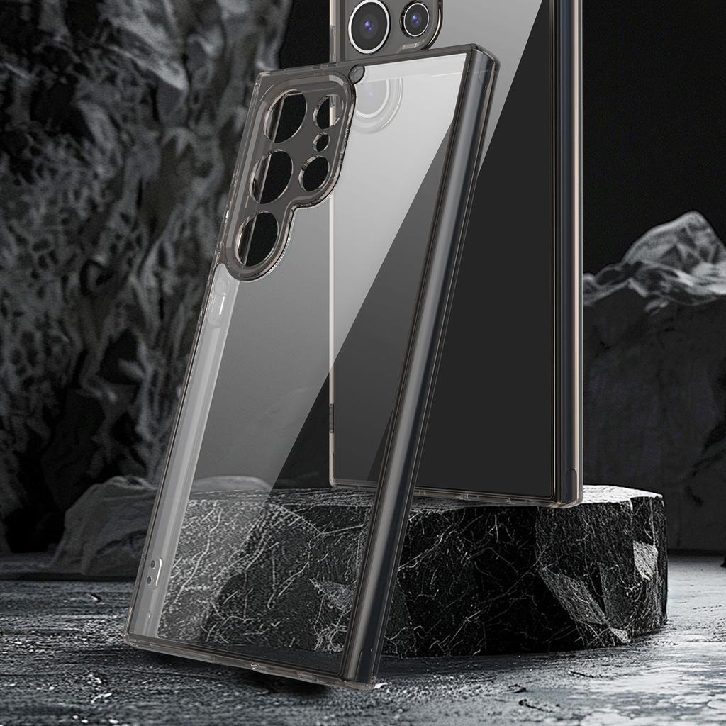 For Samsung Galaxy S24 Ultra Case TPU+Acrylic Phone Back Cover Anti Yellowing