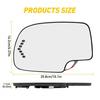 Left Heated Mirror Glass Turn Signal Fit For 03-07 Chevy Silverado GMC 88944391