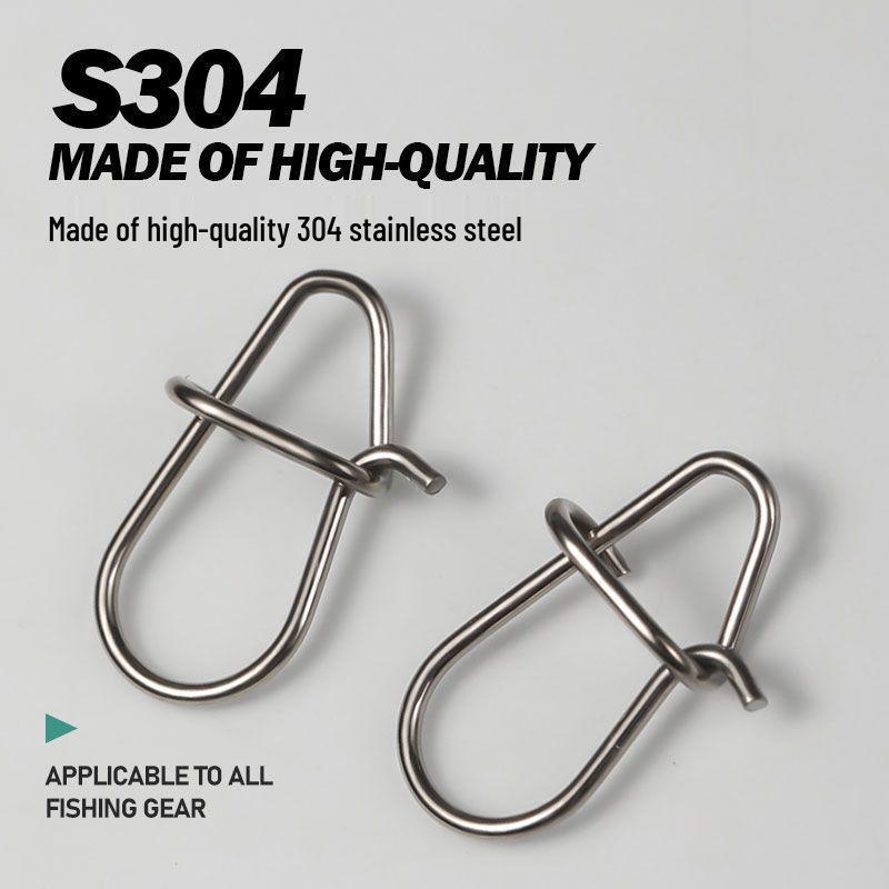 High-Speed Reinforced Fishing Snap Connector - Strong Pull 8 Figure Ring