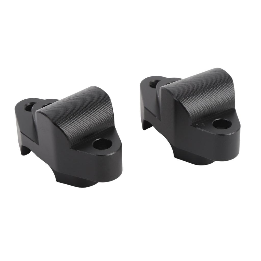 Pair of Handlebar Riser Move Back Adapter Aluminium Alloy Comfortable Riding Experience Replacement