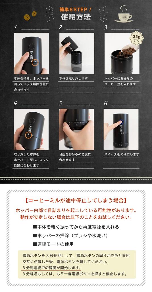 LINCS Electric Coffee Grinder with Easy Grind 39 Grind Burr Automatic LINCS ONE SECOND Adjustment, Settings, Type, Shut-off, Cordless, Washable,