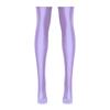 Womens Glossy Thigh High Stockings Solid Color Stretchy Socks 1 Pair Costume Accessories