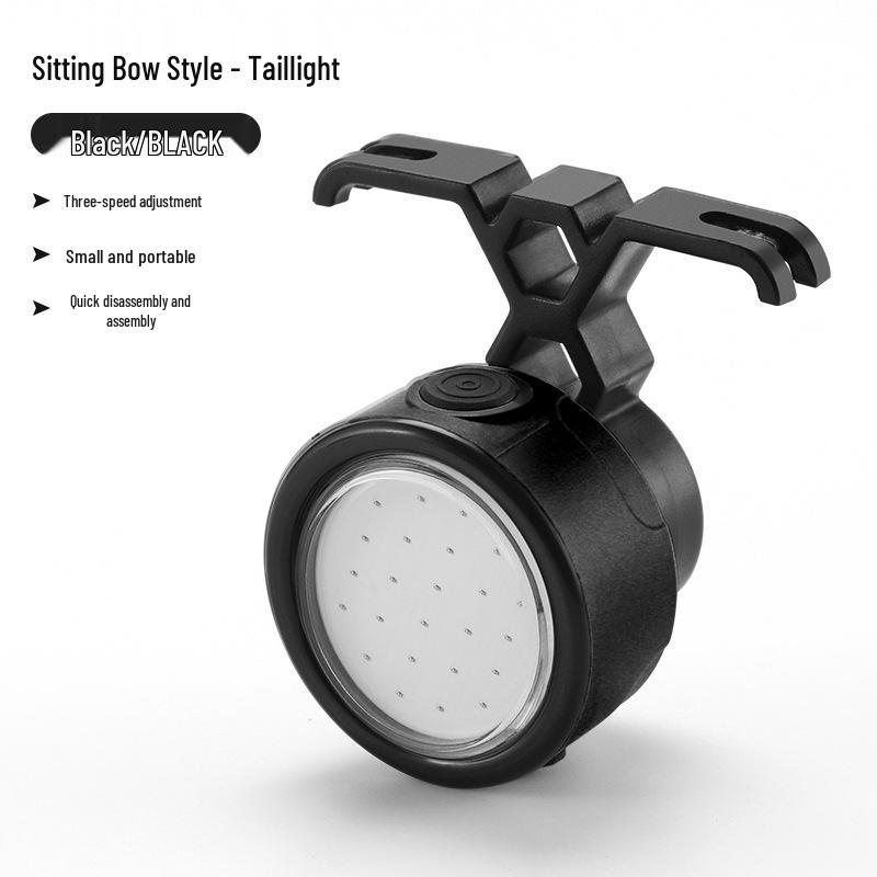 Super Bright Adjustable Bike Tail & Brake Light for Road and Mountain Bikes - Ideal for Night Riding & Children's Bikes.
