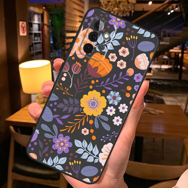Floral Charm Secret Garden Case For Samsung A12 A22 A32 A42 A52 A72 A14 A24 A34 A54 A50 A51 A71 A13 A33 A53 Cover Shell
