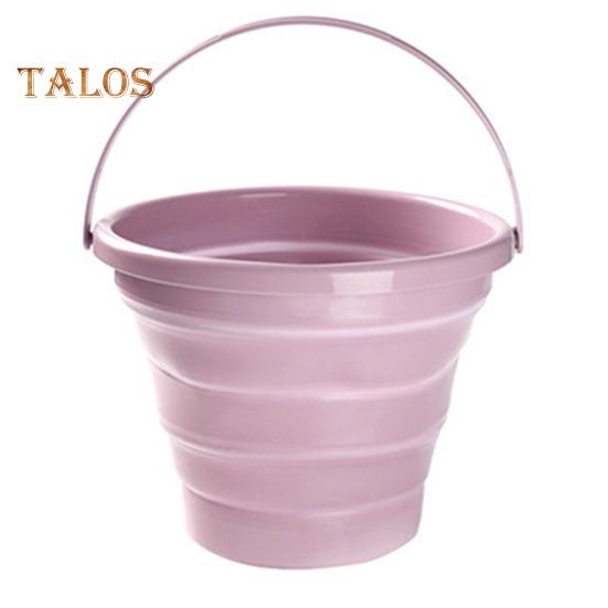 

Складное ведро для улицы, 5/10 л, большая несущая ручка, герметичное, толстое, складное, компактное, с подвесным отверстием, портативное, универсальное, для кемпинга, пикника S