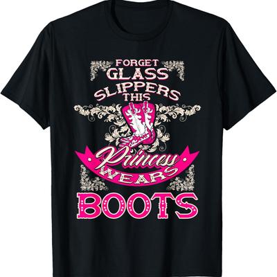 Princess Cowgirl Shirt Western Rodeo Girl Country Girls T-Shirt