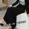 High-Waisted Maternity Modal Midi Skirt - A-Line, Pure Color, No-Support Hem