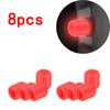 Luminous Tire Valve Caps 6 Colors Car Motorcycle Glowing Valve Cover Car Tire Wheel Hub Styling Tool Auto Accessories 4/8/20pcs Stem Caps1