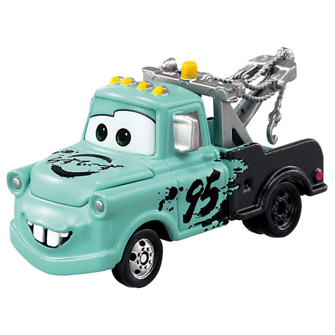 Takara Tomy Disney Cars Tomica Mater (Lightning McQueen Day 2024) Miniature Car Toy for Ages 3 and Up