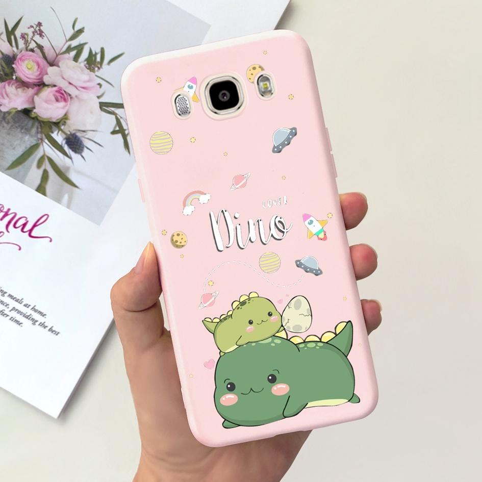 For Samsung Galaxy J7 J5 J3 2016 Case SM-J320F J510F J710F Phone Cover Cute Astronaut Silicone Bumper For Samsung J2 2016 Fundas