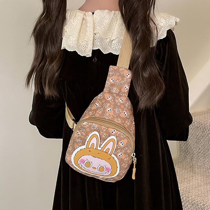 1Pc Casual Handbag Gifts For Boys Girls Children'S Chest Bags Monsters Doll Cute Shoulder Bag Portable Satchel