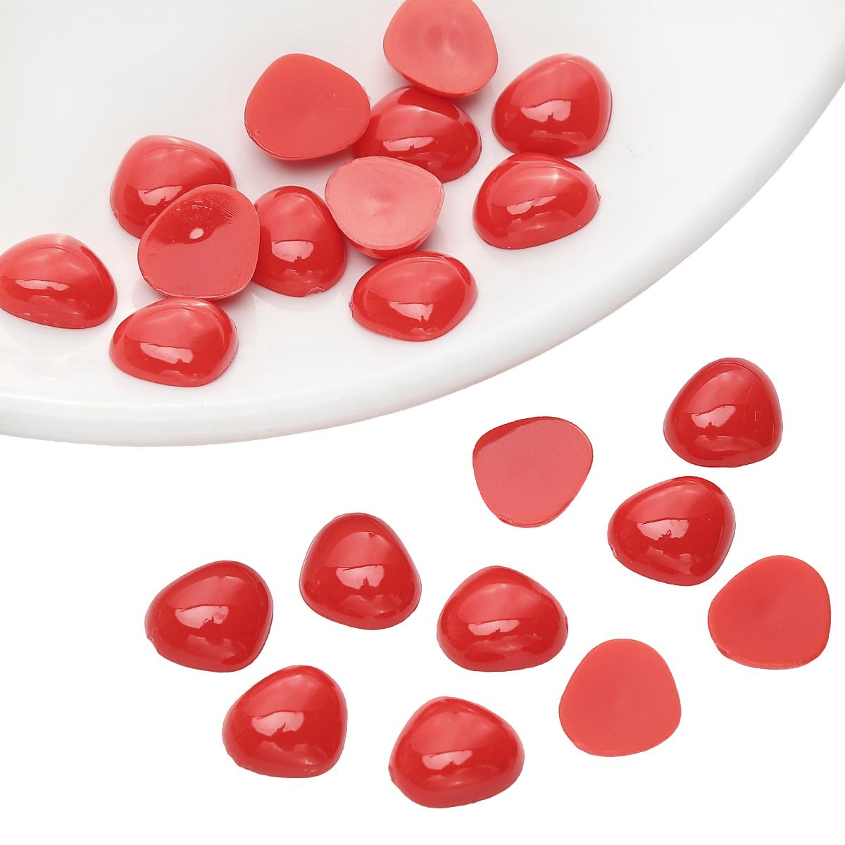 

50/100 шт. Акриловые треугольные носы для кукол с плоским дном для DIY медведя, собаки, куклы 10x11mm