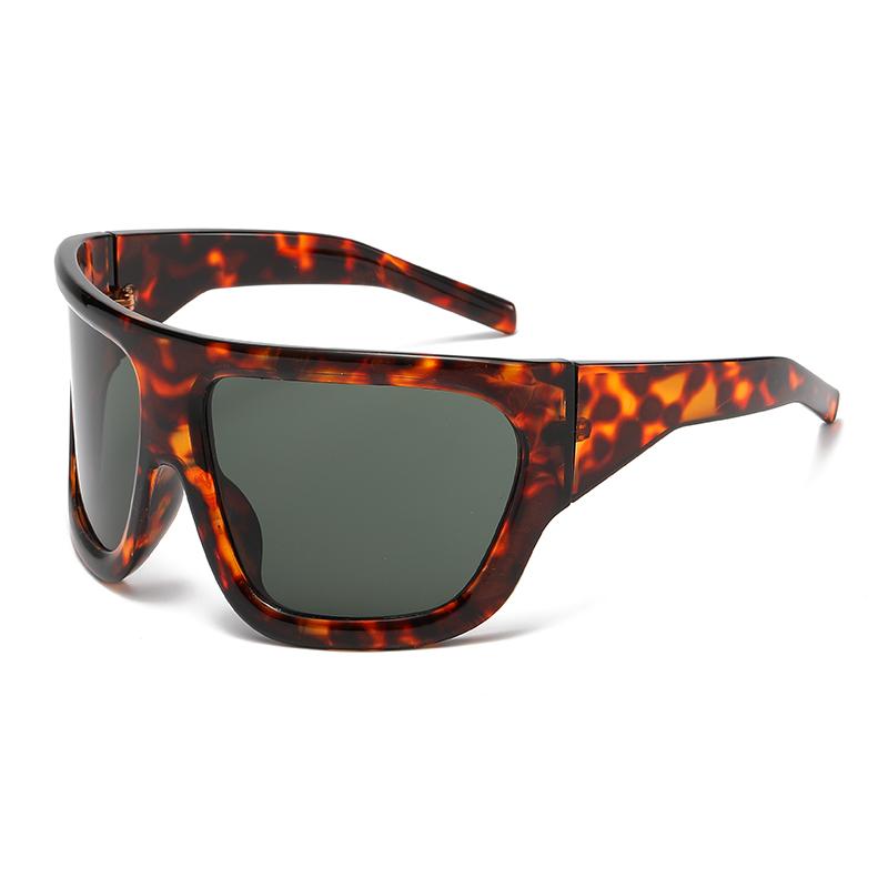 Cycling Popular Large Frame Fashion Y2K Women's Sun Glasses 2024 Punk Unique Sports Sunglasses Men's UV400 Goggles Mirror