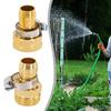 3/4 Inch Garden Brass Mender End Repair Kit Hose Connector Male Female