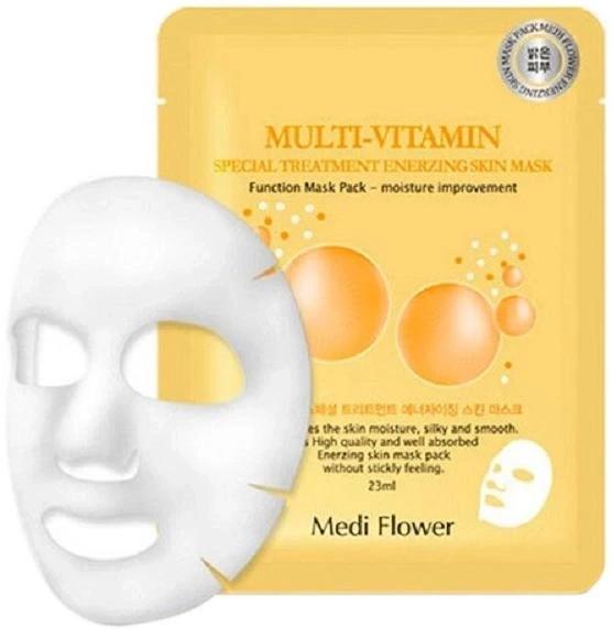 Medi Flower Skin Mask Maska W Płacie Multi Vitamin 23Ml