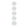 5pcs Aquarium Acrylic Coral Holder Transparent Hex Shape Safe Coral Frag Rack for Aquarium Fish