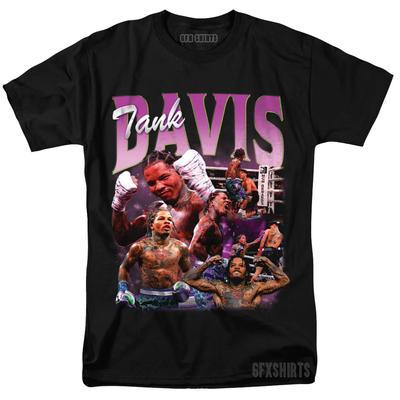 Tricou Gervonta Tank Davis Box 90S Design Grafic Vintage