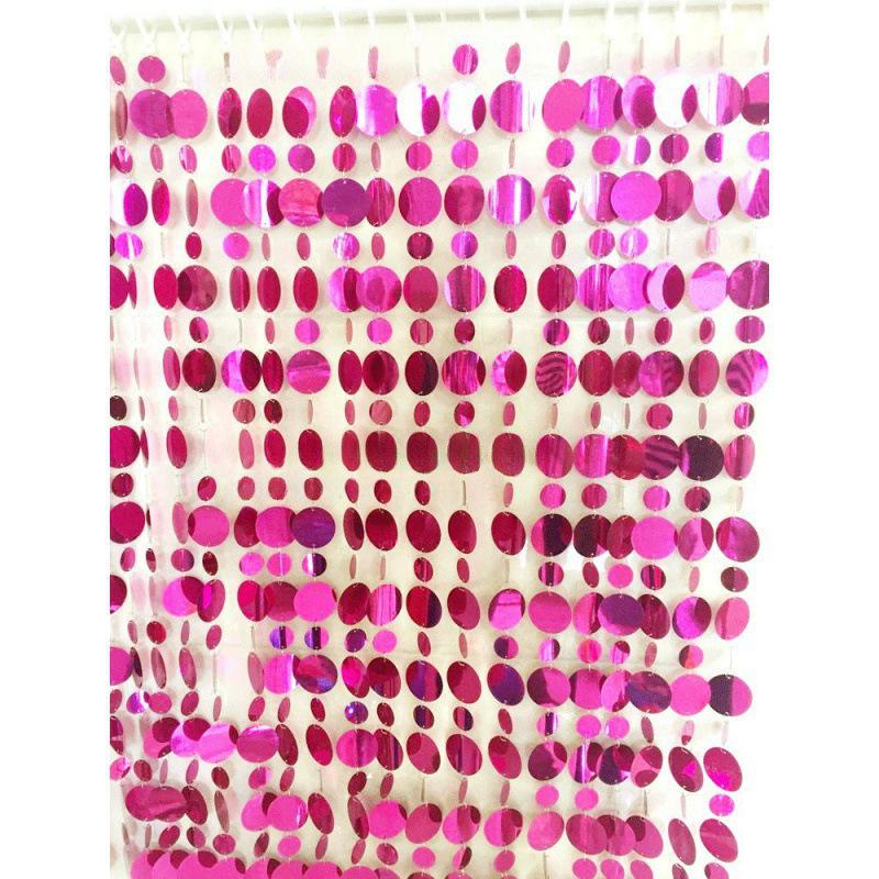 High-Gloss Gold & Silver Sequin String Decorative Curtain - Reflective Hanging for Weddings, Doors, Partitions, and Stages.