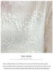 Women's Elegant Lace Long-Sleeve Base Layer Top, French Style, Plus Size, Autumn 2025 Collection