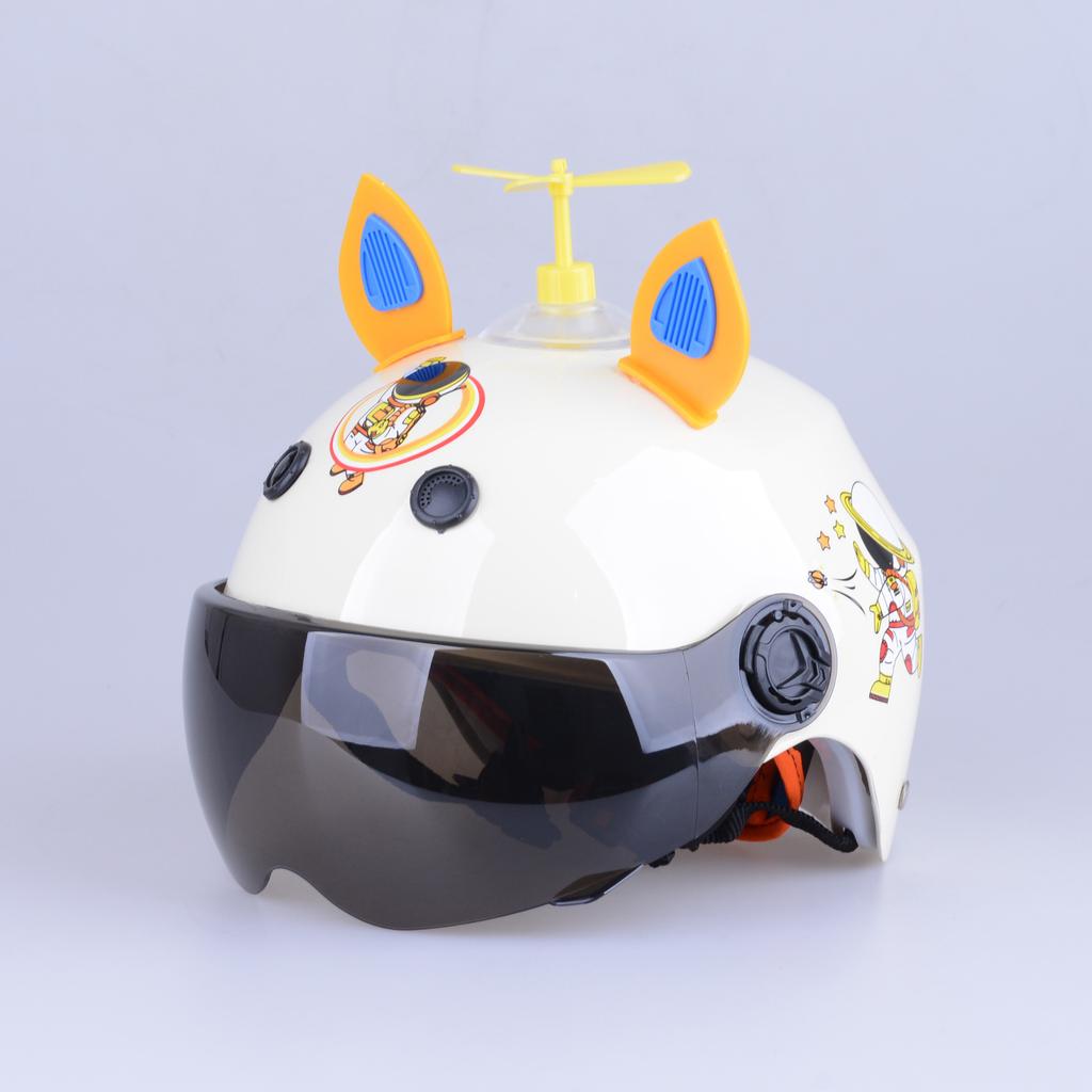 Children's Half Helmet Electric Vehicle Anti-fog Helmet Summer Full Helmet Boys and Girls Elementary School Helmet